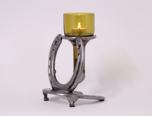 Hufeisen Kerzenständer