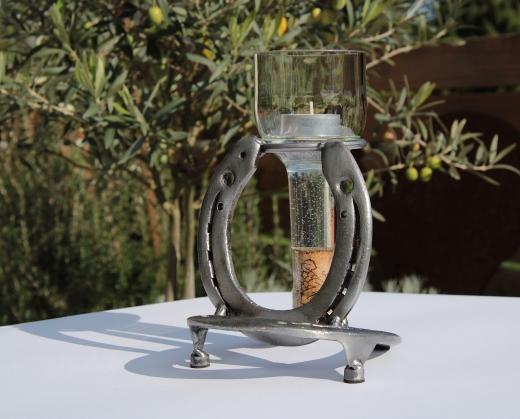 Hufeisen Kerzenständer