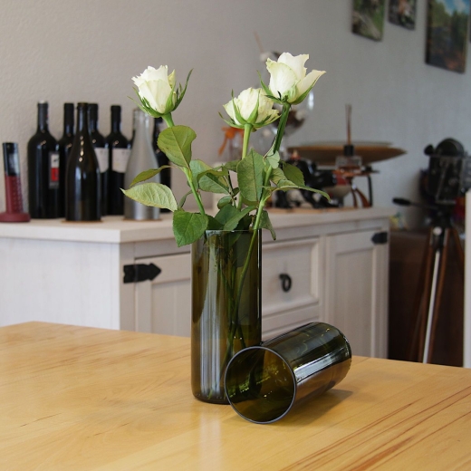Vase Rotweinflasche