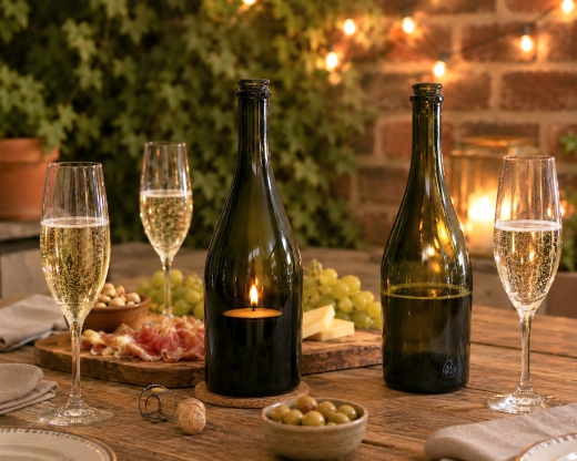 Windlicht Prosecco