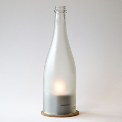 Windlicht Freixenet Carta Nevada Flasche